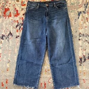 Liverpool Women's Blue Ankle Jeans